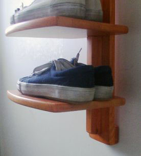 Bottom Section of Shoe Rack
