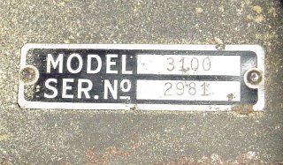 Beaver Scrollsaw Serial Number